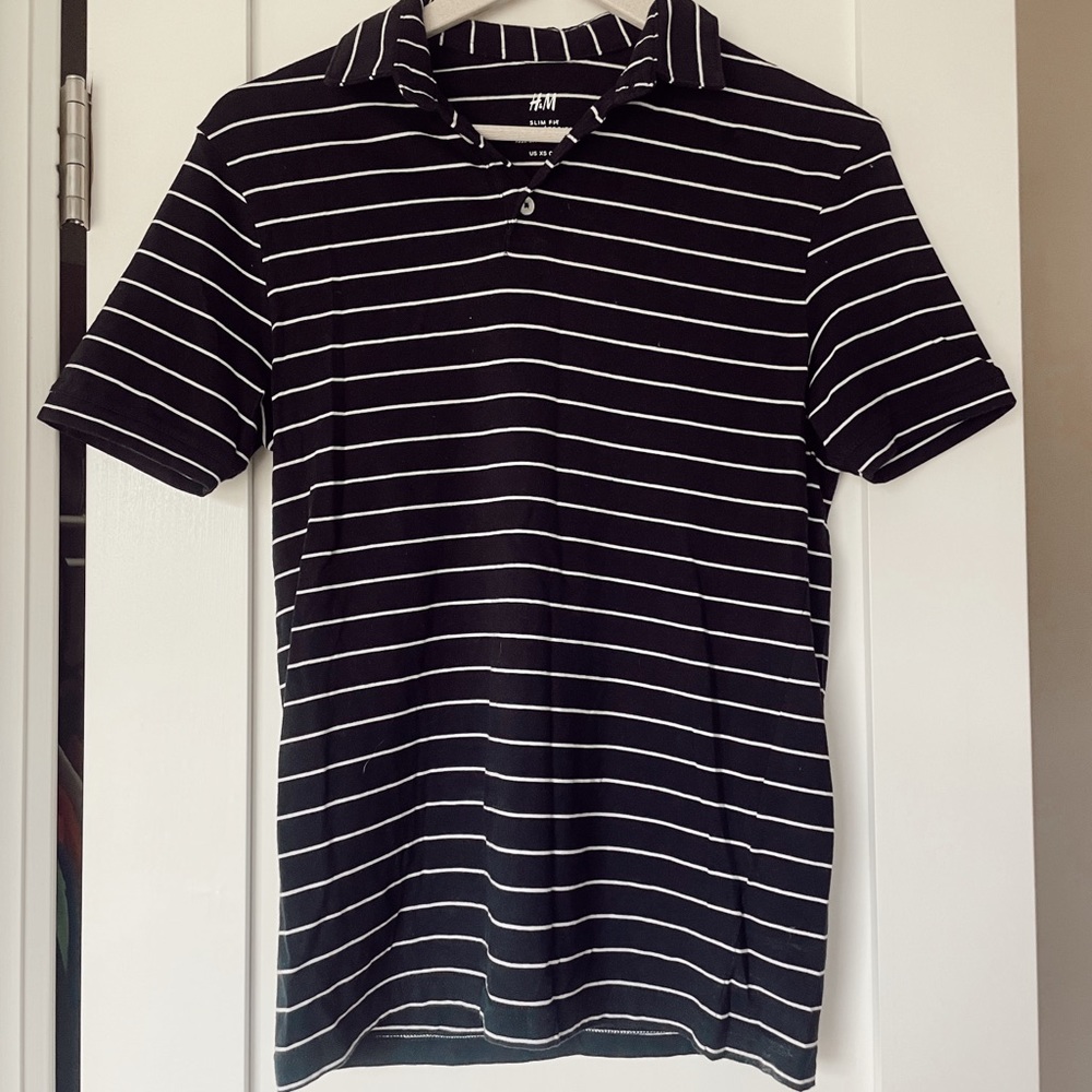H&M striped polo